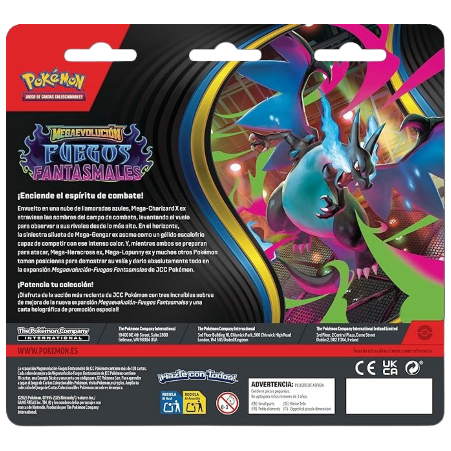 Blíster 3 sobres Fuegos Fantasmales (ES)