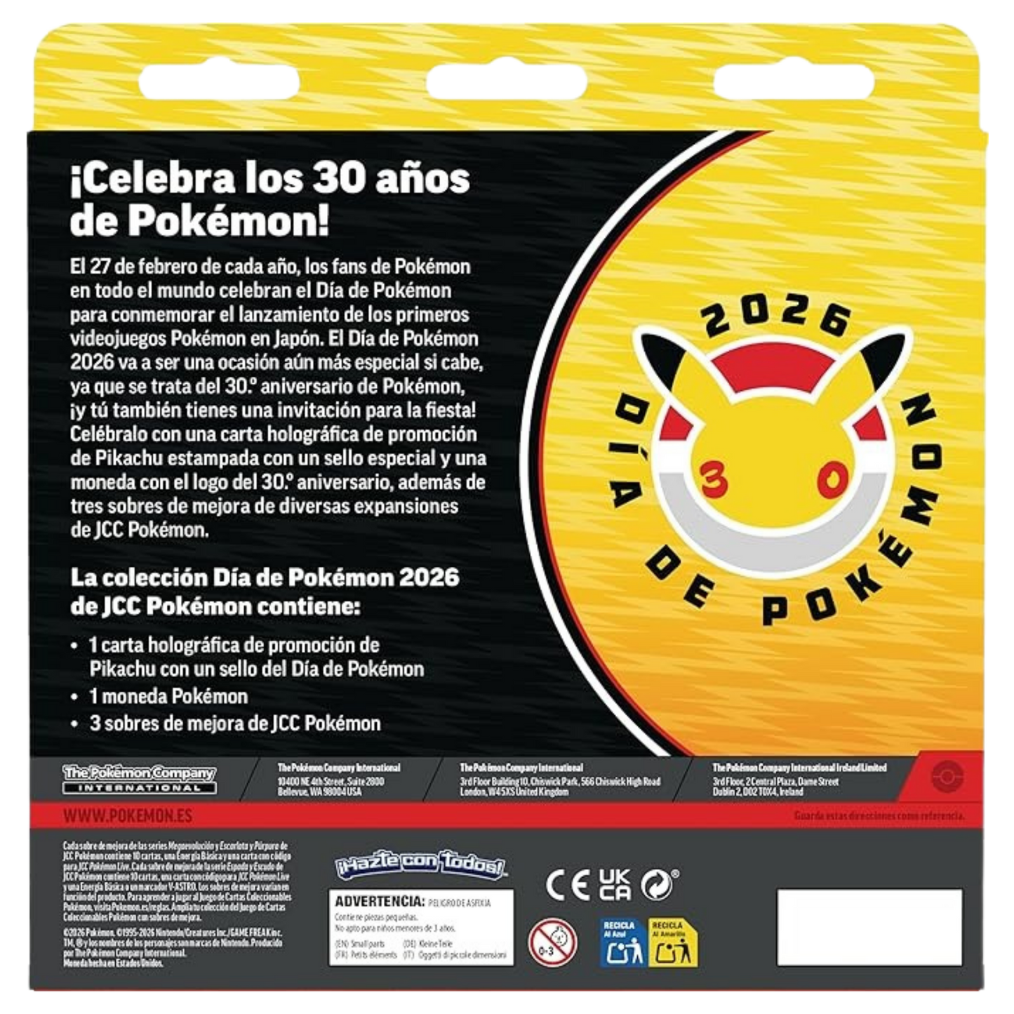 Blíster Pikachu 30 Aniversario (ES)