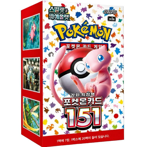 Caja Pokémon 151 SV2a Booster Box (Coreana)