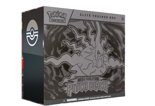 Pokémon TCG Mega Evolution: Pitch Black – Elite Trainer Box (ETB) – Inglés