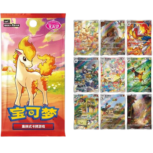 Caja Pokémon – Ponyta Vol.4 (Chino)