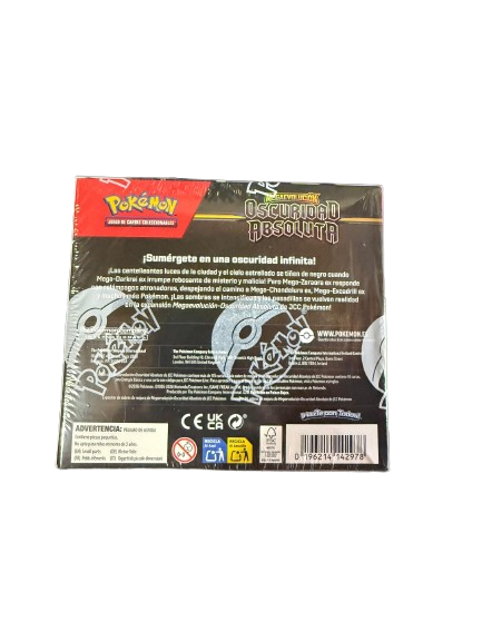 Caja de 36 Sobres Pokémon TCG: Megaevolución – Oscuridad Absoluta (Español)